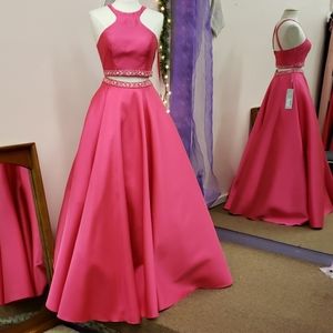 Let's Two Piece Prom Dress